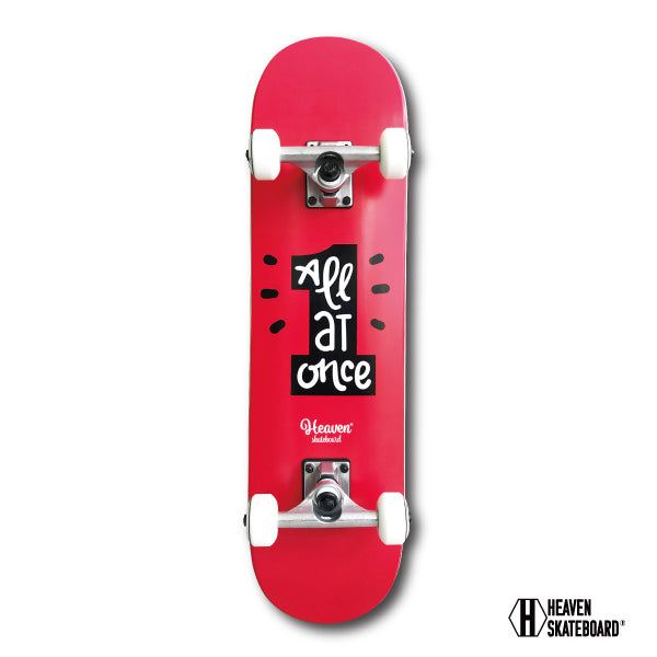 スケートボード コンプリート<br>Vitamin 28.5×7.375 HEAVEN JUNIOR SKATE COMPLETE<br>NO.1 ナンバーワン<br>ジュニア用スケボー 子供用 JASA加盟 初心者からスーパーキッズまで 訳あり