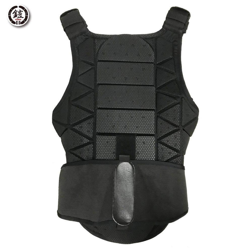 スノボ ボディプロテクター YOROIプロテクター 鎧JUMPING VEST YT121 脊髄 胸部 脇腹をガード ヨロイ バックプロテクター 強靭軽量 通気性抜群 身体360度ガード 身幅と体幹ベルトが調整できフィット スキー バイク BMX 乗馬