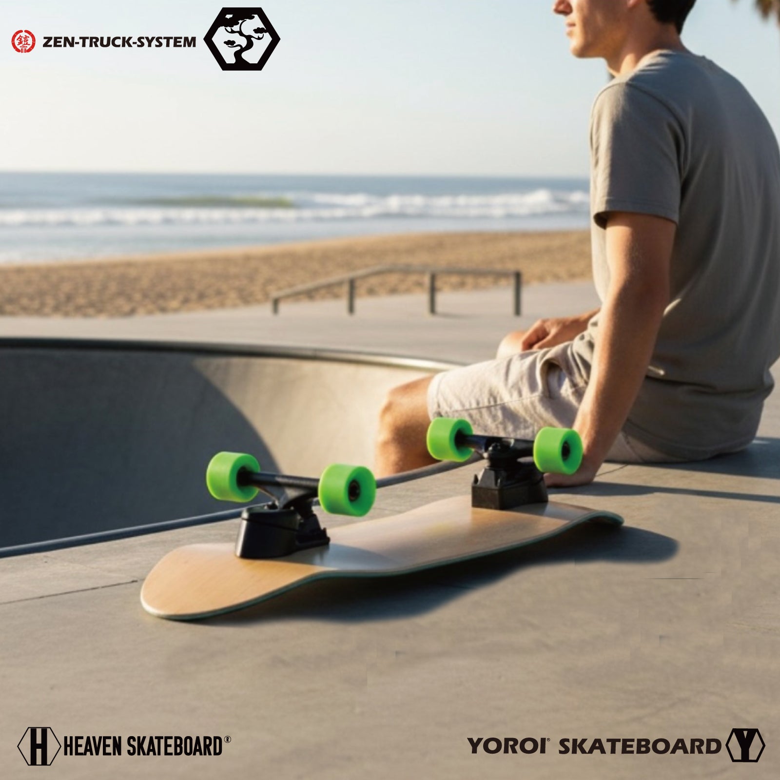 HEAVEN SKATEBOARD OLDSHOOL 33 ZEN オールドスクールゼン 禅 YOROI